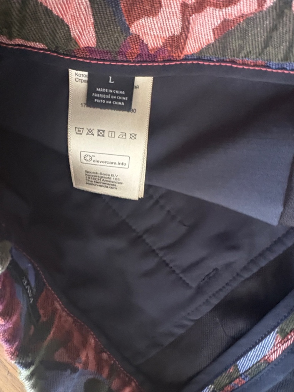 Scotch & Soda Fave Regular Tapered Jacquard Landscape Joggers Large - Picture 4 of 5